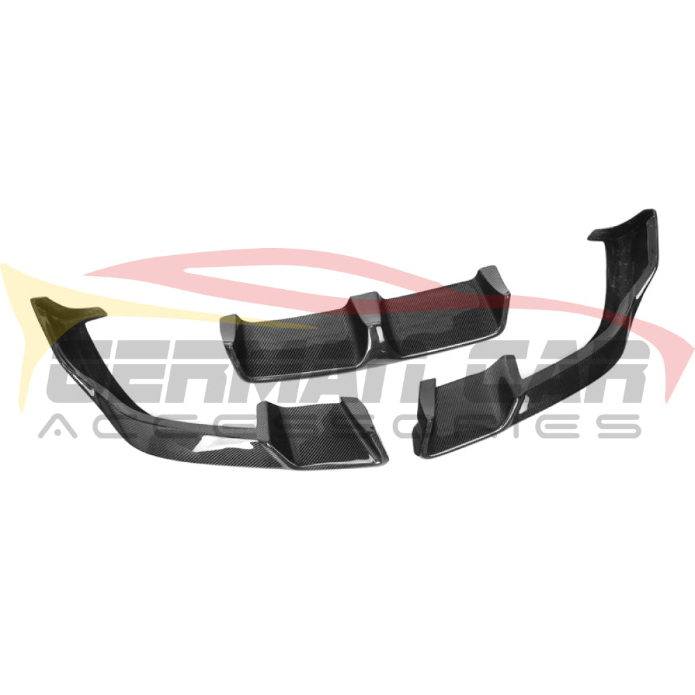 2019-2023 Bmw X6M Carbon Fiber Ld Style 3 Piece Front Lip | F96 Lips/Splitters