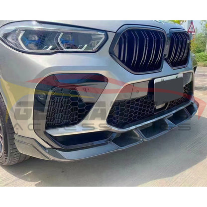 2019-2023 Bmw X6M Carbon Fiber Ld Style 3 Piece Front Lip | F96 Lips/Splitters