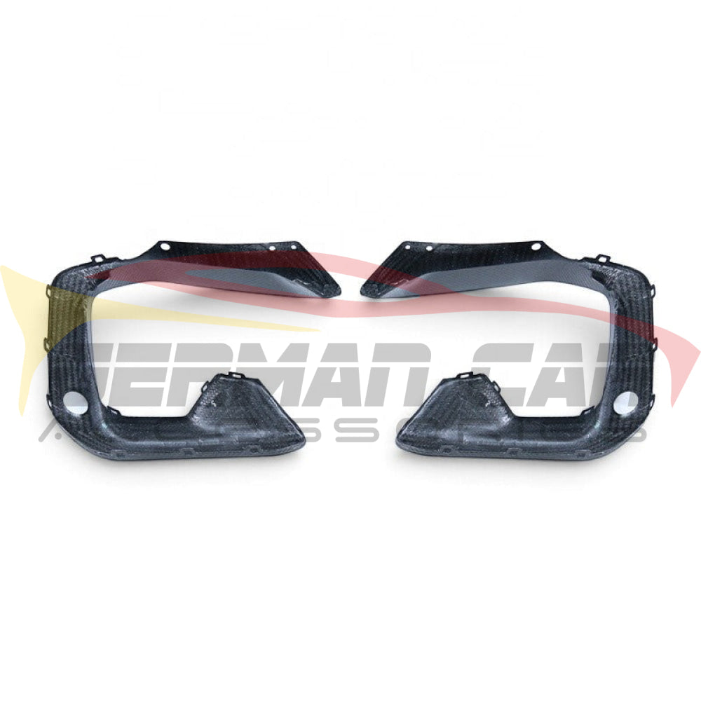 2019-2023 BMW X6M Carbon Fiber LD Style Upper Front Bumper Splitters | F96 - Additional Accessories