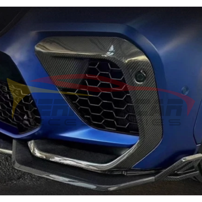 2019-2023 BMW X6M Carbon Fiber LD Style Upper Front Bumper Splitters | F96 - Additional Accessories