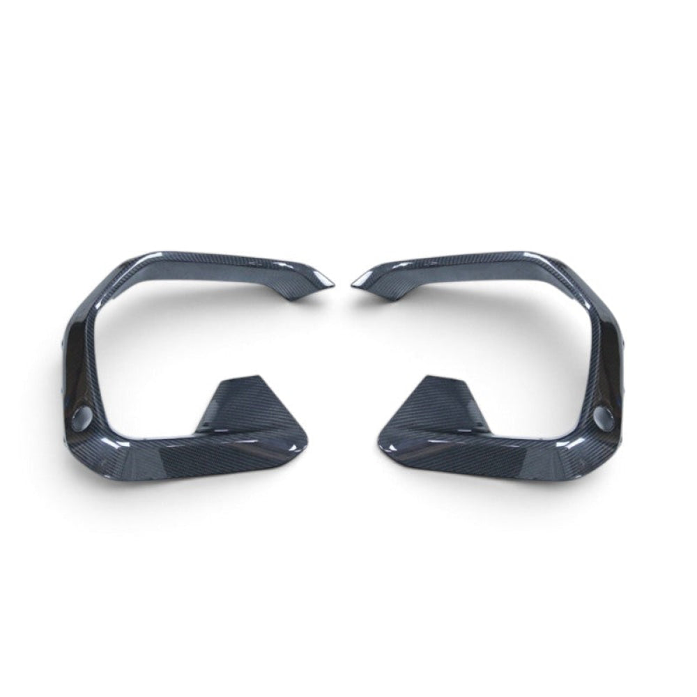 2019-2023 BMW X6M Carbon Fiber LD Style Upper Front Bumper Splitters | F96 - Additional Accessories