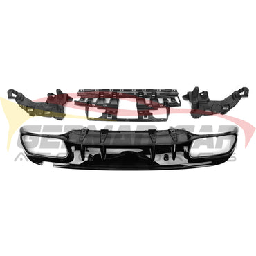 2019-2021 Mercedes-Benz C-Class C63 Style Gloss Black Rear Diffuser | W205