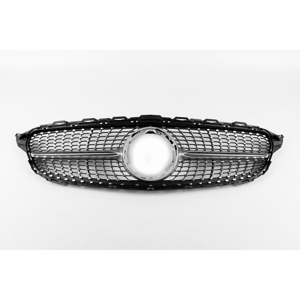 2019-2023 W205 Mercedes C-Class Diamond Style Front Grille – German Car  Accessories