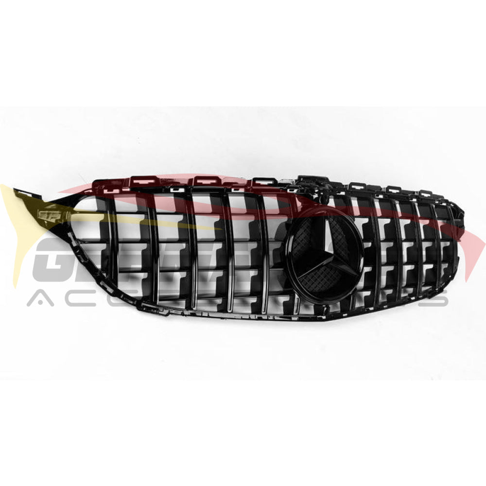 Black Front Upper Grille Compatible with 2019 2020 2021 Black Front Upper Grille Compatible with 2019 2020 2021