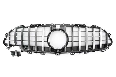 2019+ Mercedes-Benz Cls-Class Gtr Style Front Grille | W257 Facelift Chrome Silver Grilles