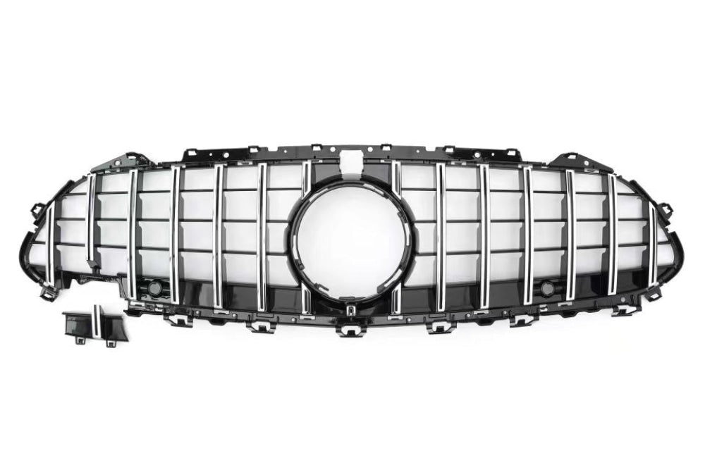 2019+ Mercedes-Benz Cls-Class Gtr Style Front Grille | W257 Facelift Chrome Silver Grilles