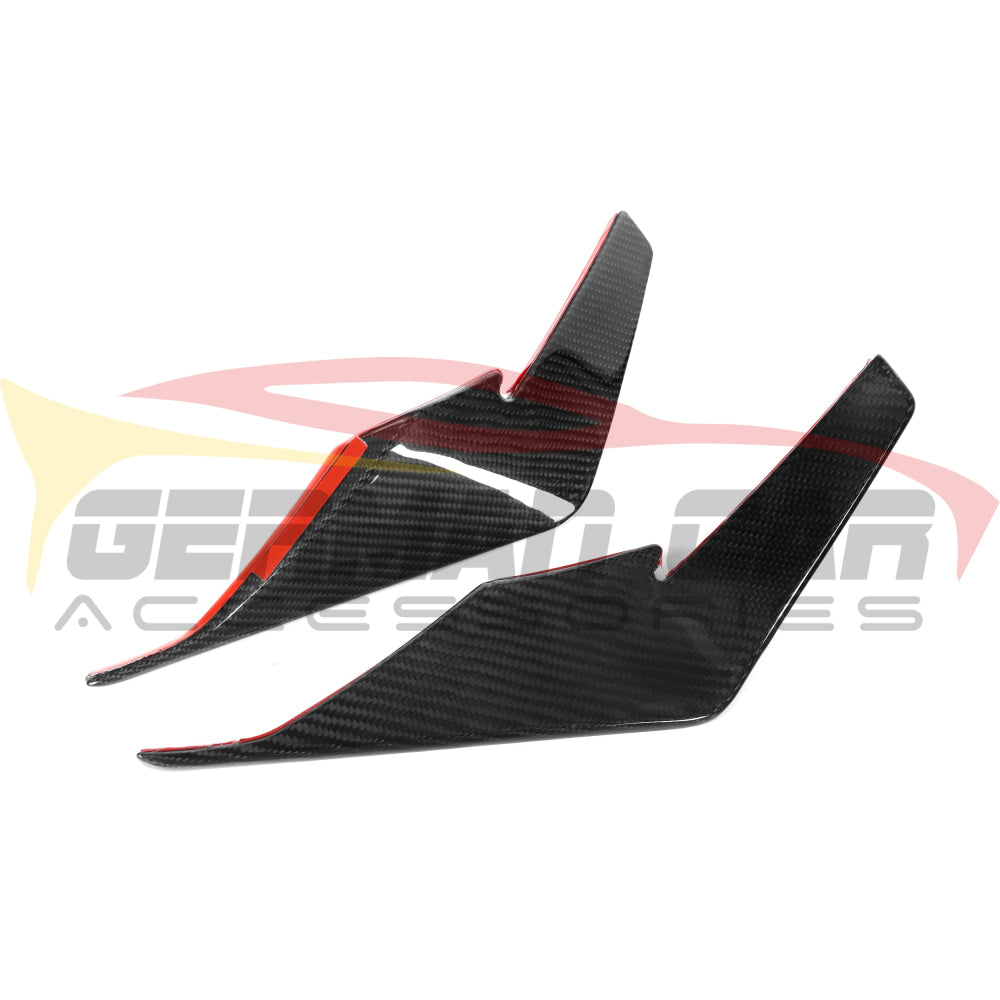 2019-2024 Audi R8 Carbon Fiber Front Canards I MK2 Gen 2 Facelift - Additional Accessories