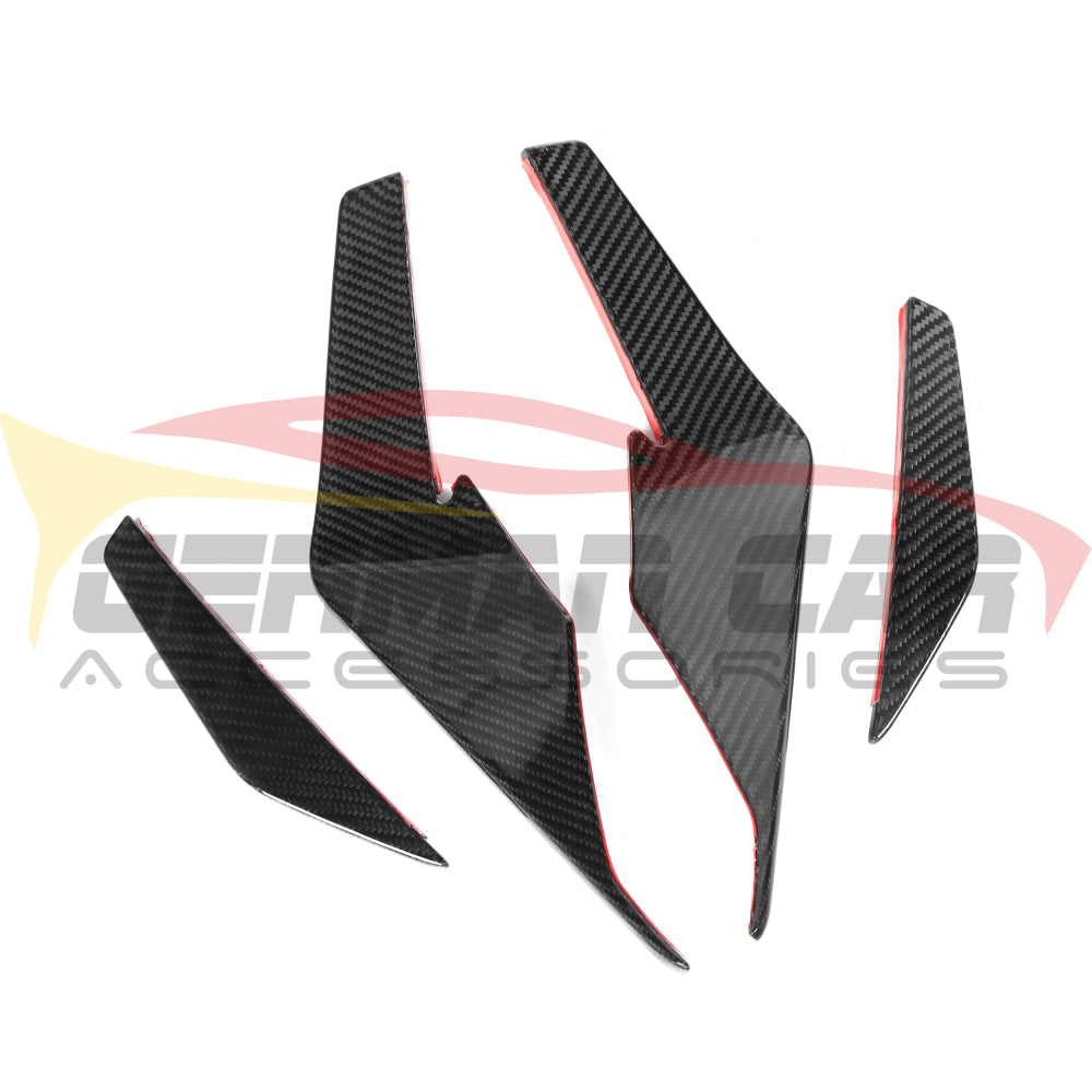 2019-2024 Audi R8 Carbon Fiber Front Canards I MK2 Gen 2 Facelift - Additional Accessories