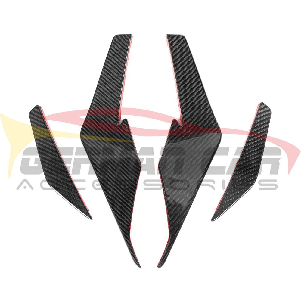 2019-2024 Audi R8 Carbon Fiber Front Canards I MK2 Gen 2 Facelift - Additional Accessories