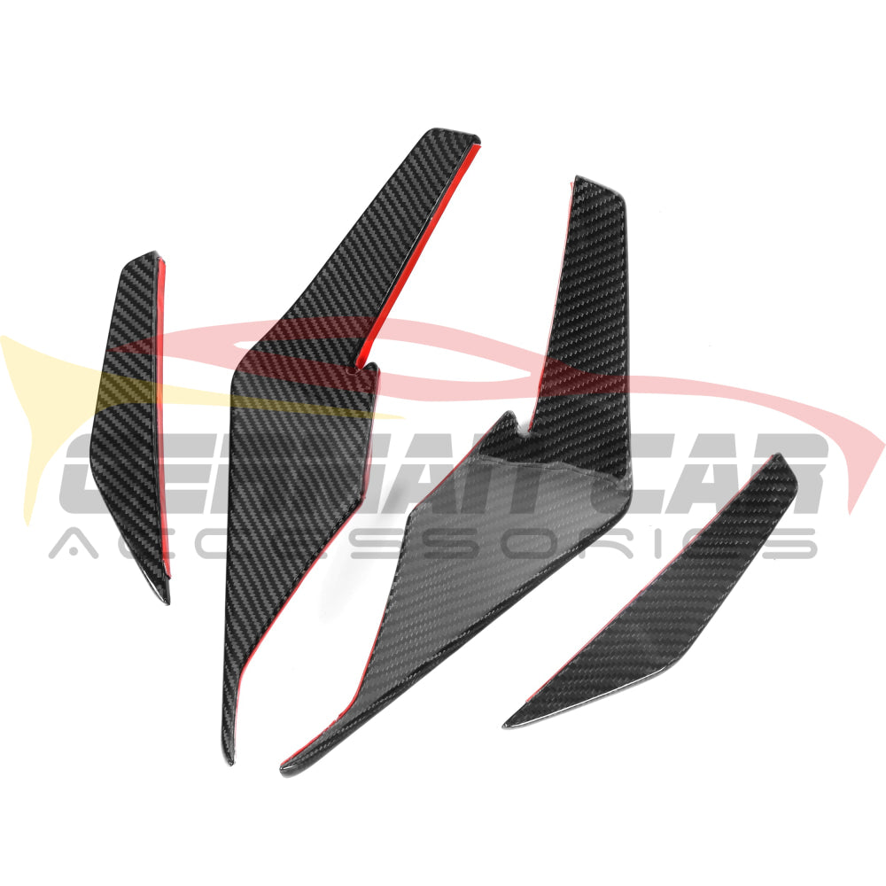 2019-2024 Audi R8 Carbon Fiber Front Canards I MK2 Gen 2 Facelift - Additional Accessories