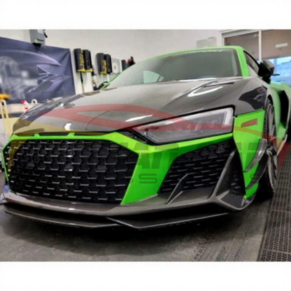 2017-2023 Audi R8 Caprist Style Dry Carbon Fiber Front Lip I MK2 - Front Lips/Splitters