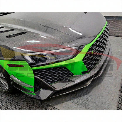 2017-2023 Audi R8 Caprist Style Dry Carbon Fiber Front Lip I MK2 - Front Lips/Splitters