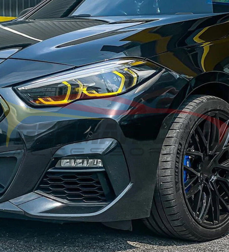 2019-2024 BMW 2-Series CSL Style Headlights Yellow DRL Modules | F44 - DRL Modules