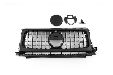 2019+ Mercedes-Benz G-Class/G63 Amg Gtr Style Front Grille With Fog Light Grilles | W464 Chrome