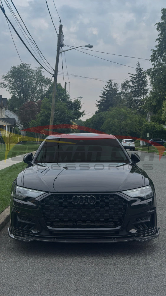 2019+ Audi A6/S6 Carbon Fiber Front Lip | C8 A6/S6 Front Lips/Splitters