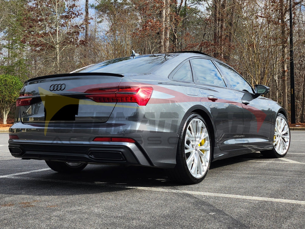 2019+ Audi A6/S6 Oem Style Carbon Fiber Trunk Spoiler | C8 Rear Spoilers