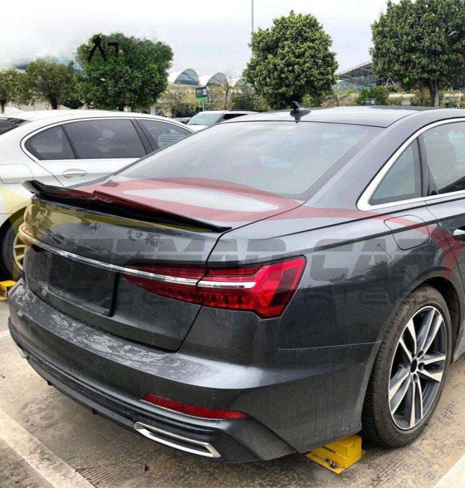 2019+ Audi A6/S6 V1 Style Carbon Fiber Trunk Spoiler | C8 A6/S6 - Rear Trunk Spoilers