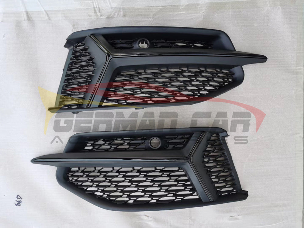 2019+ Audi Rs6 Style Fog Light Grilles | C8 A6/S6 Front