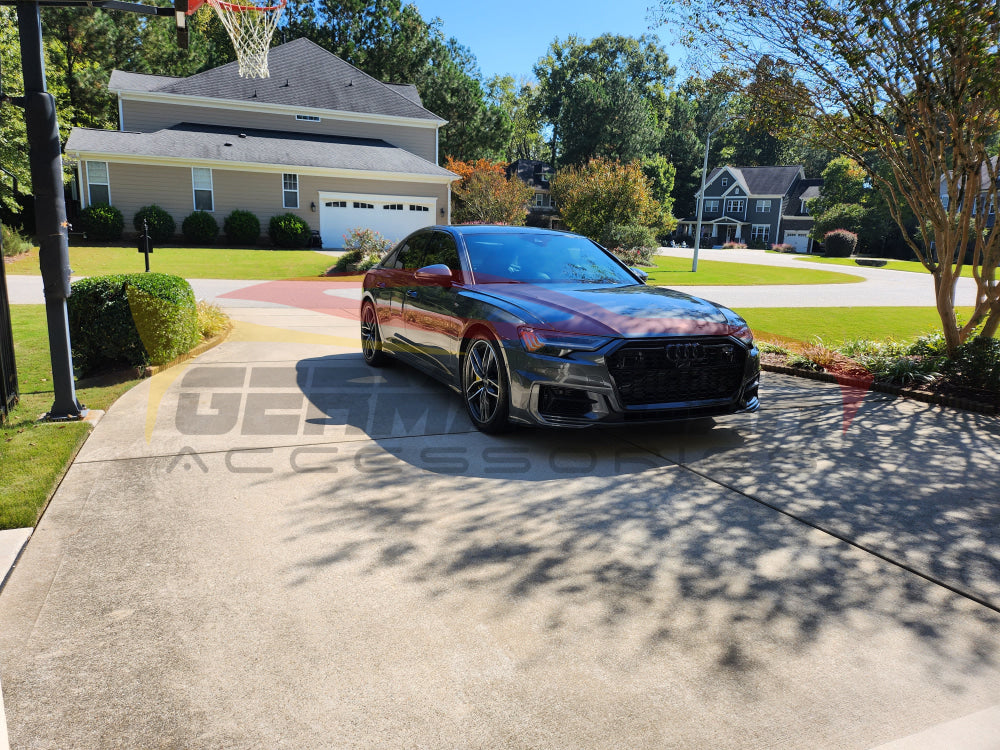 2019+ Audi Rs6 Style Fog Light Grilles | C8 A6/S6