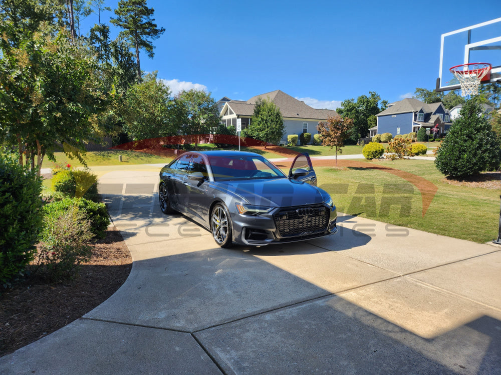 2019+ Audi Rs6 Style Fog Light Grilles | C8 A6/S6