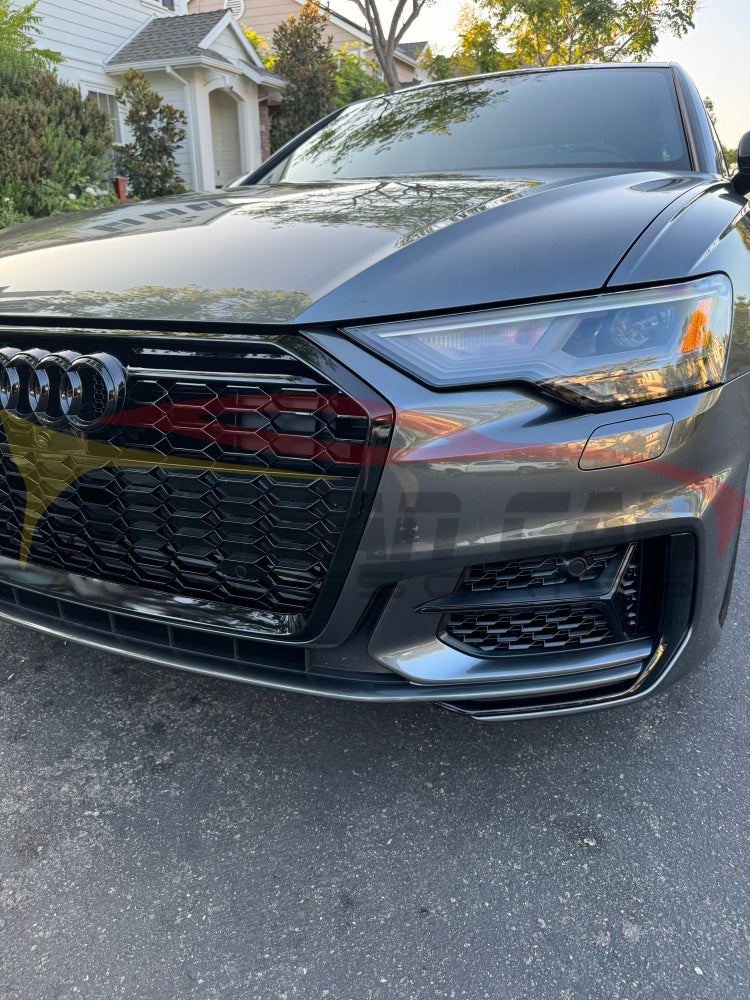 2019 + Audi Rs6 Style Fog Light Grilles | C8 A6/S6