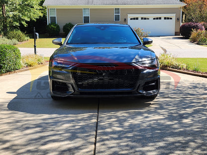 2019+ Audi Rs6 Style Fog Light Grilles | C8 A6/S6