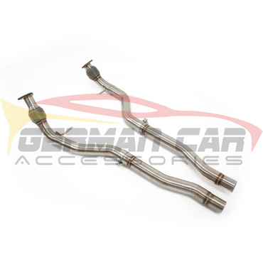 2019 + Audi S6/S7 Front Resonator Delete Pipes | C8 S6/S7 Front Pipes