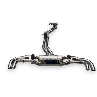 2019-2023 Audi Sq8 Valved Sport Exhaust System | Stainless Steel / Chrome Tips