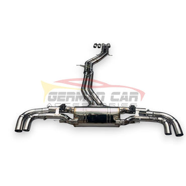 2019-2023 Audi Sq8 Valved Sport Exhaust System | Stainless Steel / Chrome Tips