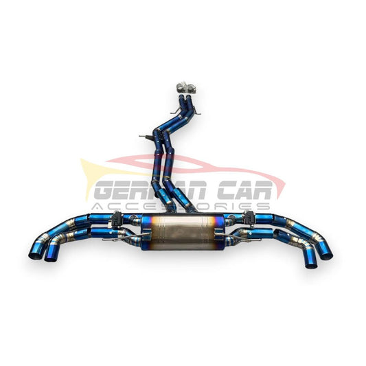2019 - 2023 Audi Sq8 Valved Sport Exhaust System | Titanium / Chrome Tips