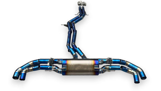 2019 - 2023 Audi Sq8 Valved Sport Exhaust System | Titanium / Chrome Tips