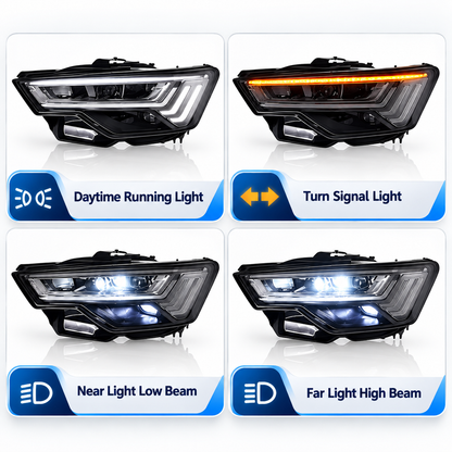 2019-2025 Audi A6/S6 Matrix Style LED Headlights | C8