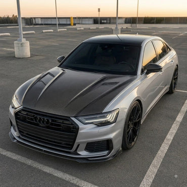 2019-2025 Audi A6/S6 PK Style Carbon Fiber Hood | C8