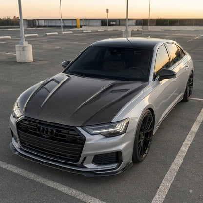 2019-2025 Audi A6/S6 PK Style Carbon Fiber Hood | C8