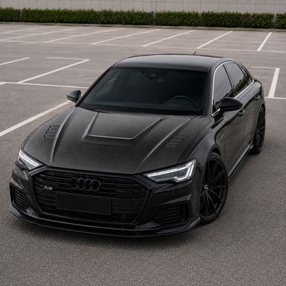 2019-2025 Audi A6/S6 V Style Carbon Fiber Hood | C8