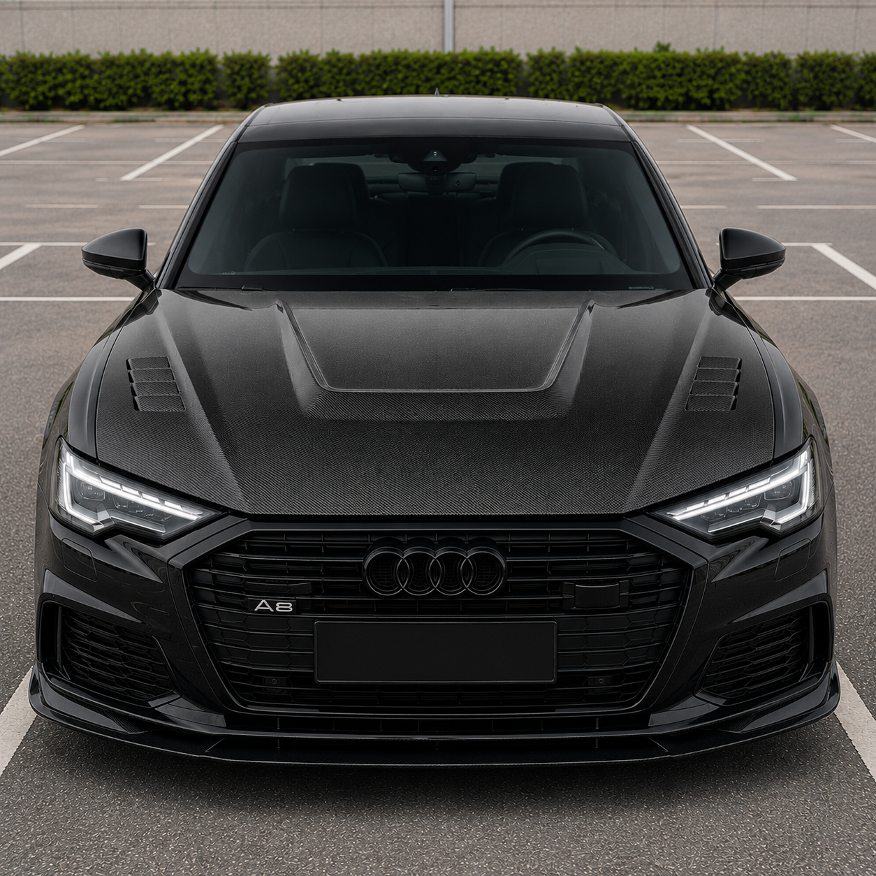 2019-2025 Audi A6/S6 V Style Carbon Fiber Hood | C8