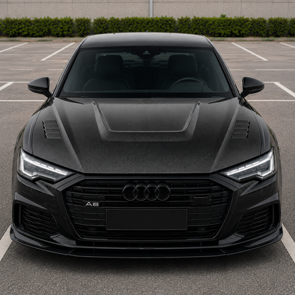 2019-2025 Audi A6/S6 V Style Carbon Fiber Hood | C8