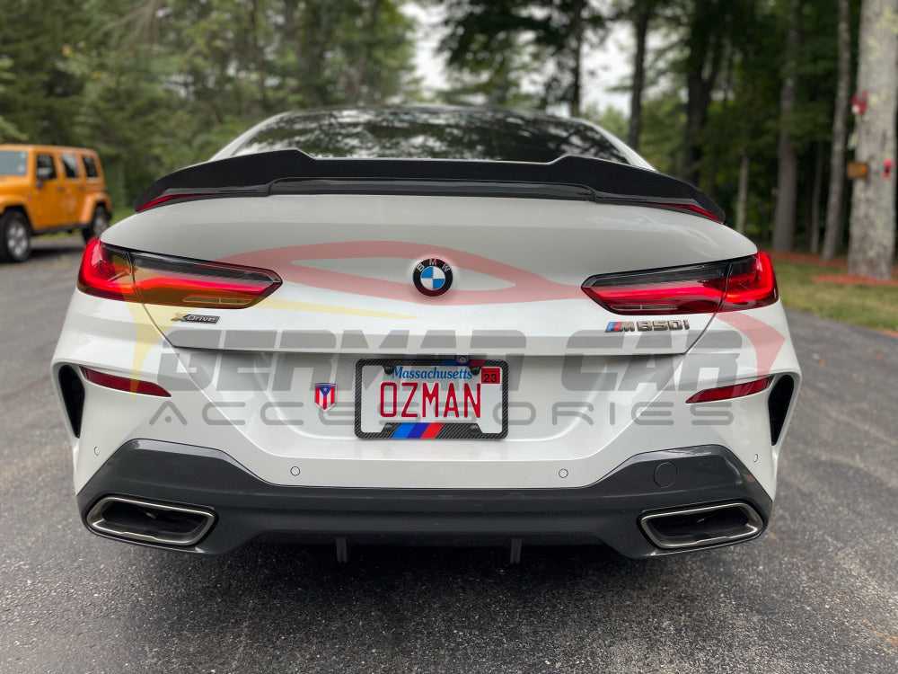 2019+ Bmw 8-Series/M8 Psm Style Carbon Fiber Trunk Spoiler | F91/F92/F93/G14/G15/G16 Rear Spoilers