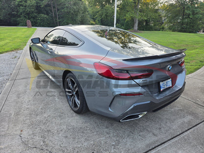 2019+ BMW 8-Series/M8 V Style Carbon Fiber Trunk Spoiler | F91/F92/F93/G14/G15/G16 - Rear Trunk Spoilers