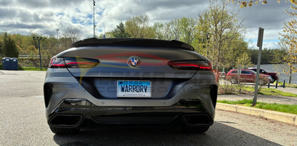 2019 + BMW 8-Series/M8 V Style Carbon Fiber Trunk Spoiler | F91/F92/F93/G14/G15/G16 Rear Trunk Spoilers