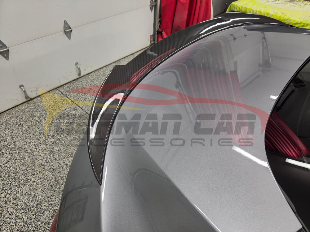 2019+ BMW 8-Series/M8 V Style Carbon Fiber Trunk Spoiler | F91/F92/F93/G14/G15/G16 - Rear Trunk Spoilers