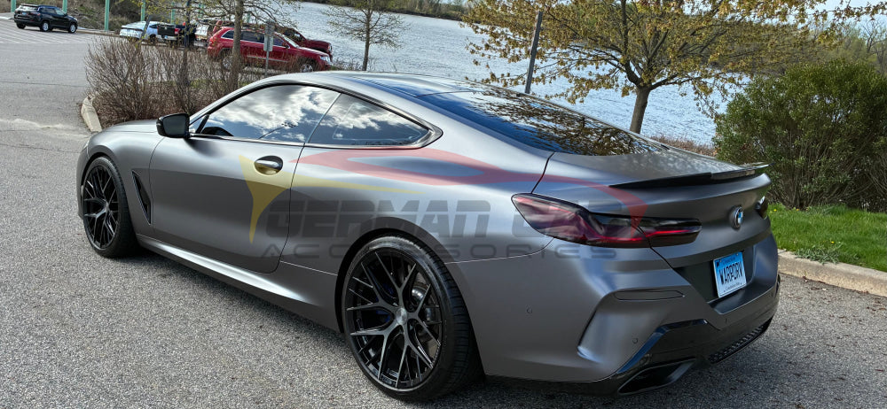 2019 + BMW 8-Series/M8 V Style Carbon Fiber Trunk Spoiler | F91/F92/F93/G14/G15/G16 Rear Trunk Spoilers