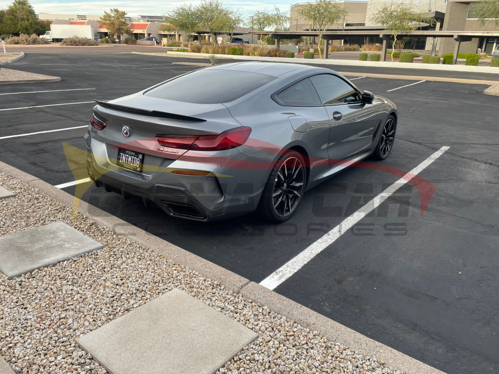 2019+ Bmw 8-Series/M8 V Style Carbon Fiber Trunk Spoiler | F91/F92/F93/G14/G15/G16 Rear Spoilers