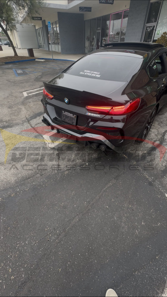2019 + BMW 8-Series/M8 V Style Carbon Fiber Trunk Spoiler | F91/F92/F93/G14/G15/G16 Rear Trunk Spoilers