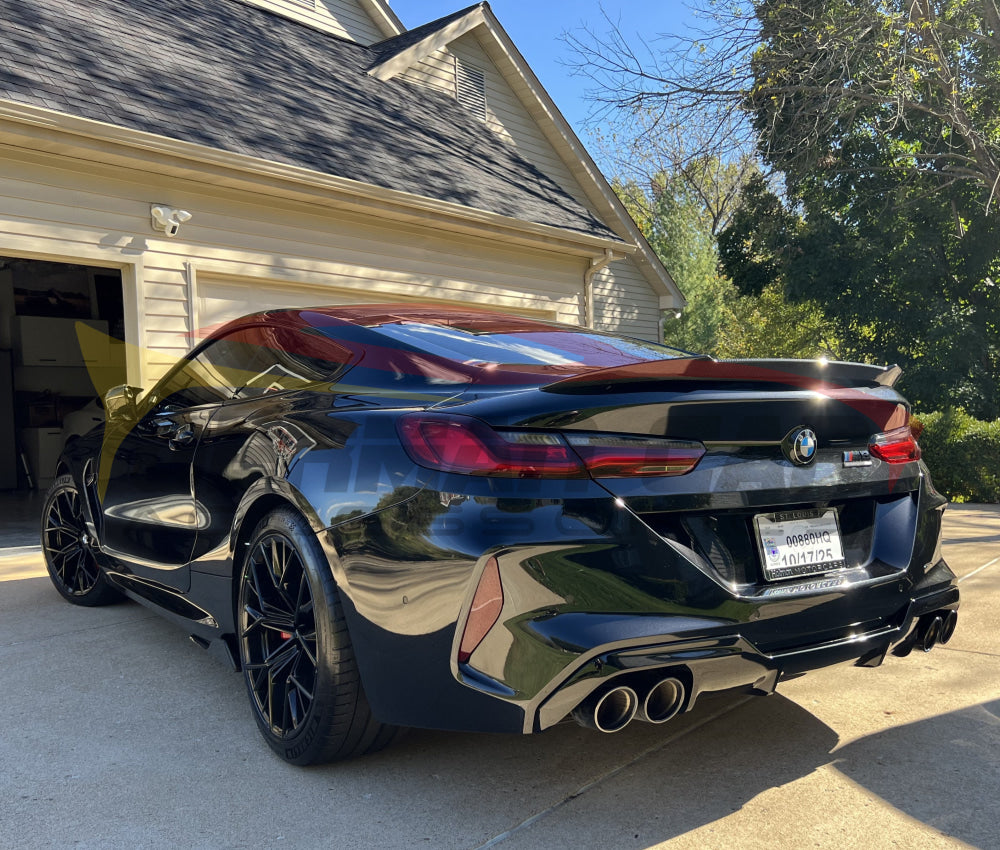 2019+ BMW 8-Series/M8 V Style Carbon Fiber Trunk Spoiler | F91/F92/F93/G14/G15/G16 Rear Trunk Spoilers