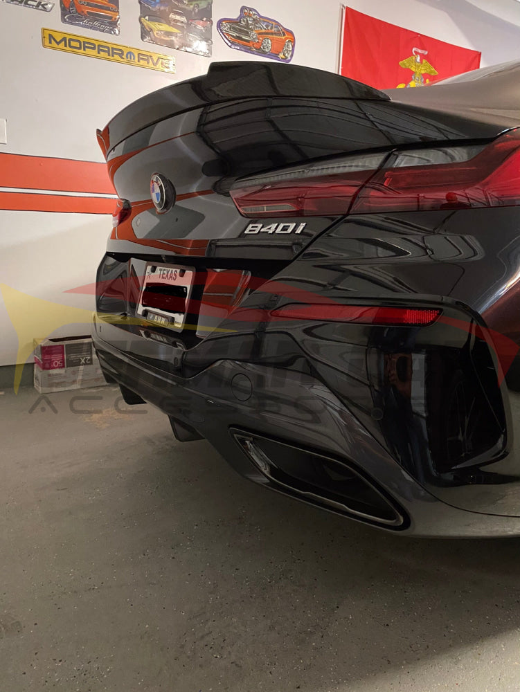 2019+ Bmw 8-Series/M8 V Style Carbon Fiber Trunk Spoiler | F91/F92/F93/G14/G15/G16 Rear Spoilers