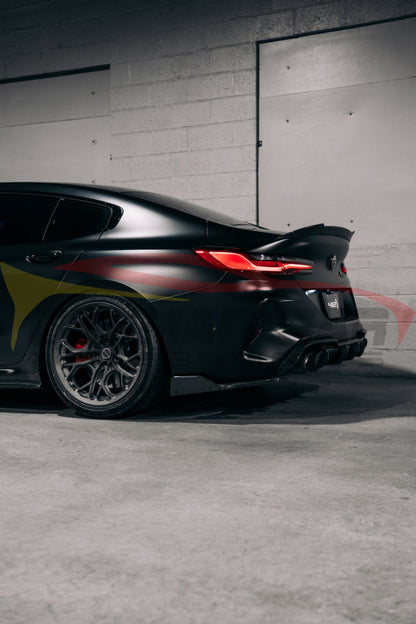 2019 + Bmw 8 - Series/M8 V Style Carbon Fiber Trunk Spoiler | F91/F92/F93/G14/G15/G16 Rear Spoilers