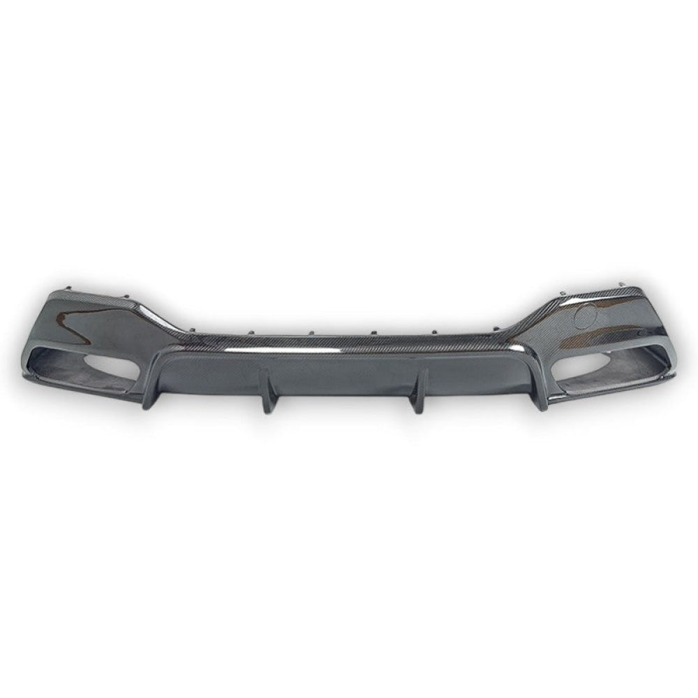 2019+ BMW 8-Series V1 Style Carbon Fiber Rear Diffuser | G14/G15/G16 - 2 Doors (G15 Coupe/G14 Convertible) - Rear