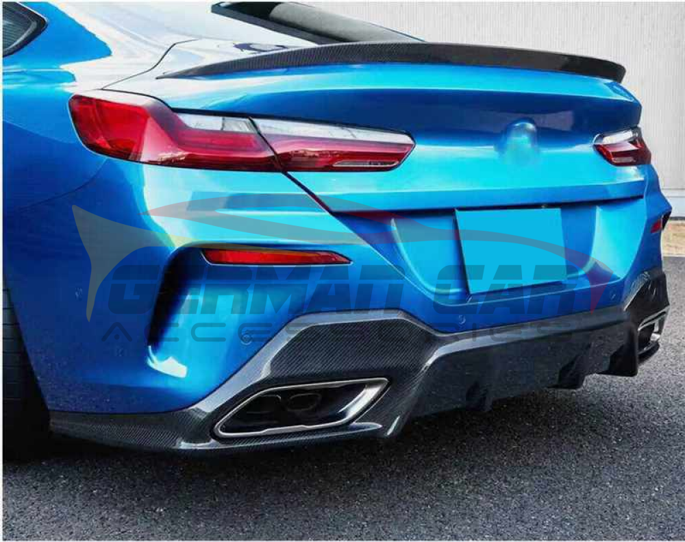 2019+ BMW 8-Series V1 Style Carbon Fiber Rear Diffuser | G14/G15/G16 - Rear Diffusers