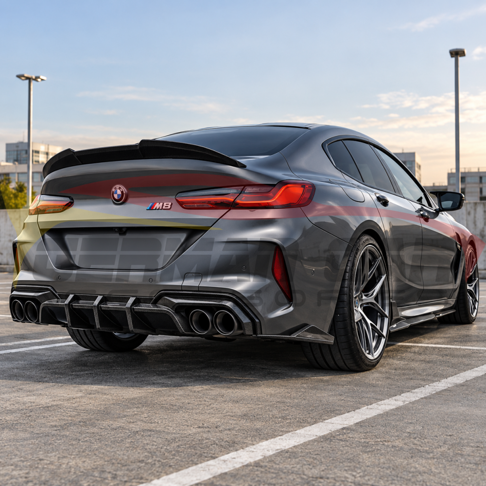 2019-2026 BMW M8 Carbon Fiber 3 Piece Rear Diffuser | F91/F92/F93 - Rear Diffusers